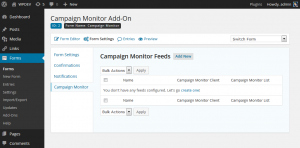 Campaign Monitor Feeds