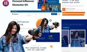 Akamsi - Personal Influencer Elementor Template Kit