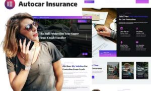 Asurance - Car Auto Insurance & Protection Services Elementor Template Kit