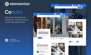 Cohubz - Creative Hub & Coworking Space Elementor Template Kit Cohubz - Creative Hub & Coworking Space Elementor Template Kit