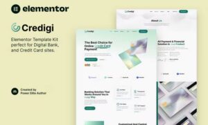 Credigi – Digital Bank & Credit Card Elementor Template Kit Credigi – Digital Bank & Credit Card Elementor Template Kit