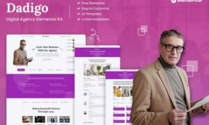 Dadigo - Digital Agency Elementor Template Kit