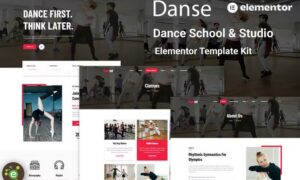 Danse - Dance School and Studio Elementor Template Kit Danse - Dance School and Studio Elementor Template Kit