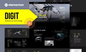 Digit - Robotics & Technology Elementor Template Kit