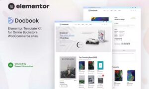 Docbook – Online Bookstore WooCommerce Elementor Template Kit