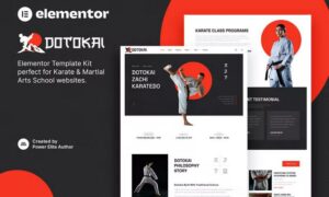 Dotokai – Karate & Martial Arts School Elementor Template Kit