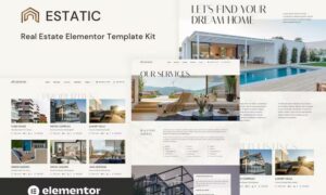 Estatic - Real Estate Elementor Template Kit