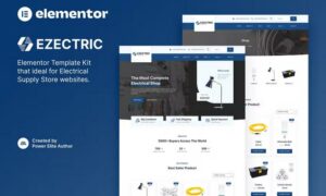 Ezectric – Electrical Supply Store Elementor Template Kit