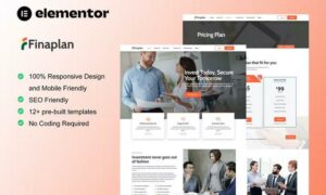 FinaPlan - Finance & Investment Elementor Template Kit