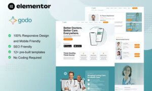 Godo - Doctor & Medical Saas Elementor Template Kit