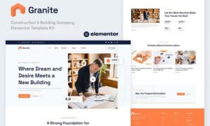 Granite - Construction & Building Company Elementor Template Kit