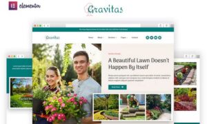 Gravitas - Garden & Landscape Design Elementor Template Kit