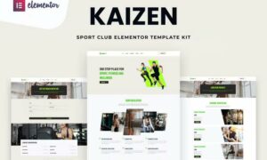 Kaizen - Sport Club Elementor Template Kit