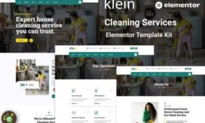 Klein - Cleaning Services Elementor Template Kit