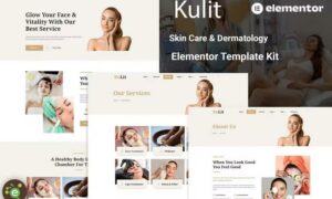 Kulit - Skin Care & Dermatology Elementor Template kit