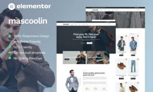 Mascoolin - Fashion Store Elementor Template Kit
