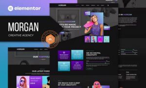Morgan - Creative Agency & Portfolio Elementor Template Kit