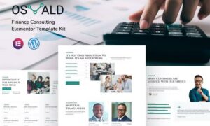 Osvald - Finance Consulting Elementor Template Kit