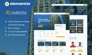 Realesta - Real Estate Elementor Template Kit