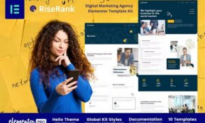 Riserank - Digital Marketing Agency Elementor Template Kit Riserank - Digital Marketing Agency Elementor Template Kit