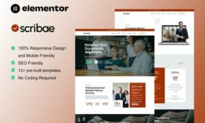 Scribae - Notary & Legal Service Elementor Template Kit Scribae - Notary & Legal Service Elementor Template Kit