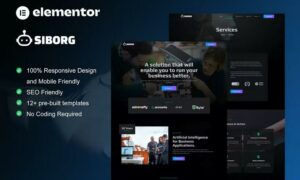 Siborg - Robotics & Technology Elementor Template Kit Siborg - Robotics & Technology Elementor Template Kit