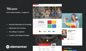 Skans - Learning & Online Education Elementor Template Kit Skans - Learning & Online Education Elementor Template Kit
