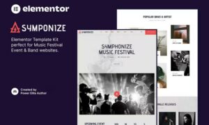 Symphonize – Music Festival Event & Band Elementor Template Kit Symphonize – Music Festival Event & Band Elementor Template Kit