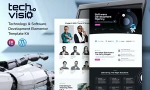 Techvisio Technology & Software Development Elementor Template Kit Techvisio Technology & Software Development Elementor Template Kit