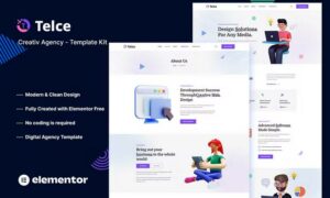 Telce - Creative Agency Elementor Template Kit Telce - Creative Agency Elementor Template Kit