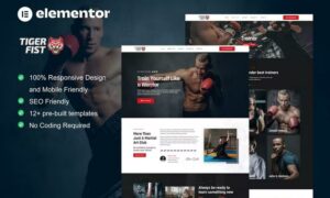 TigerFist - Martial Arts Elementor Template Kit
