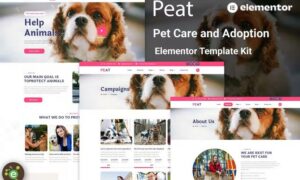 peat-pet-care-adoption-elementor-template-kit-5APRXBF