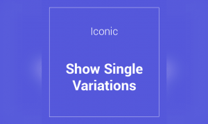 Iconic WooCommerce Show Single Variations