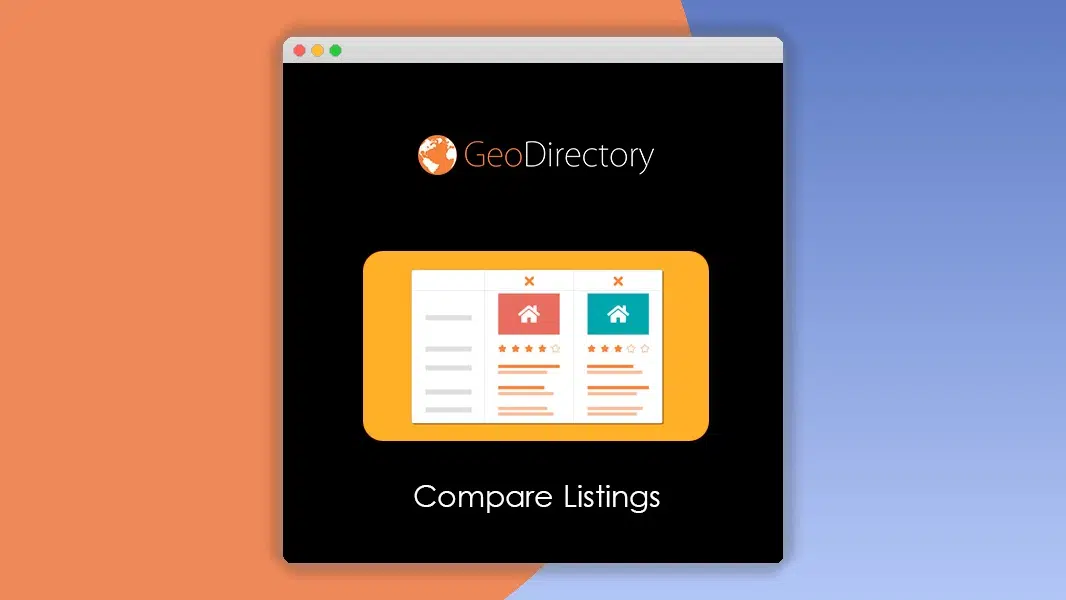 GeoDirectory Compare Listings