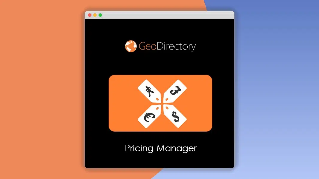 GeoDirectory Pricing Manager