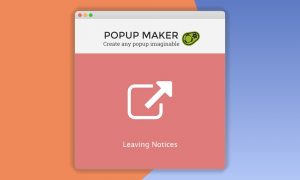 Popup Maker – Leaving Notices