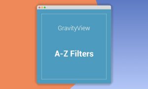 GravityView A-Z Filters Extension