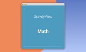 Math by GravityView