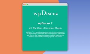 wpDiscuz – #1 WordPress Comment Plugin